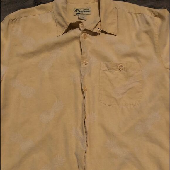 Havana Jacks Cafe silk button down Hawaiian shirt - Picture 3 of 7